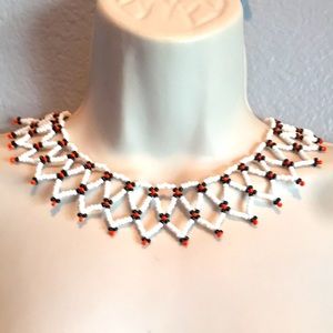 Peyote Collar Vintage Necklace